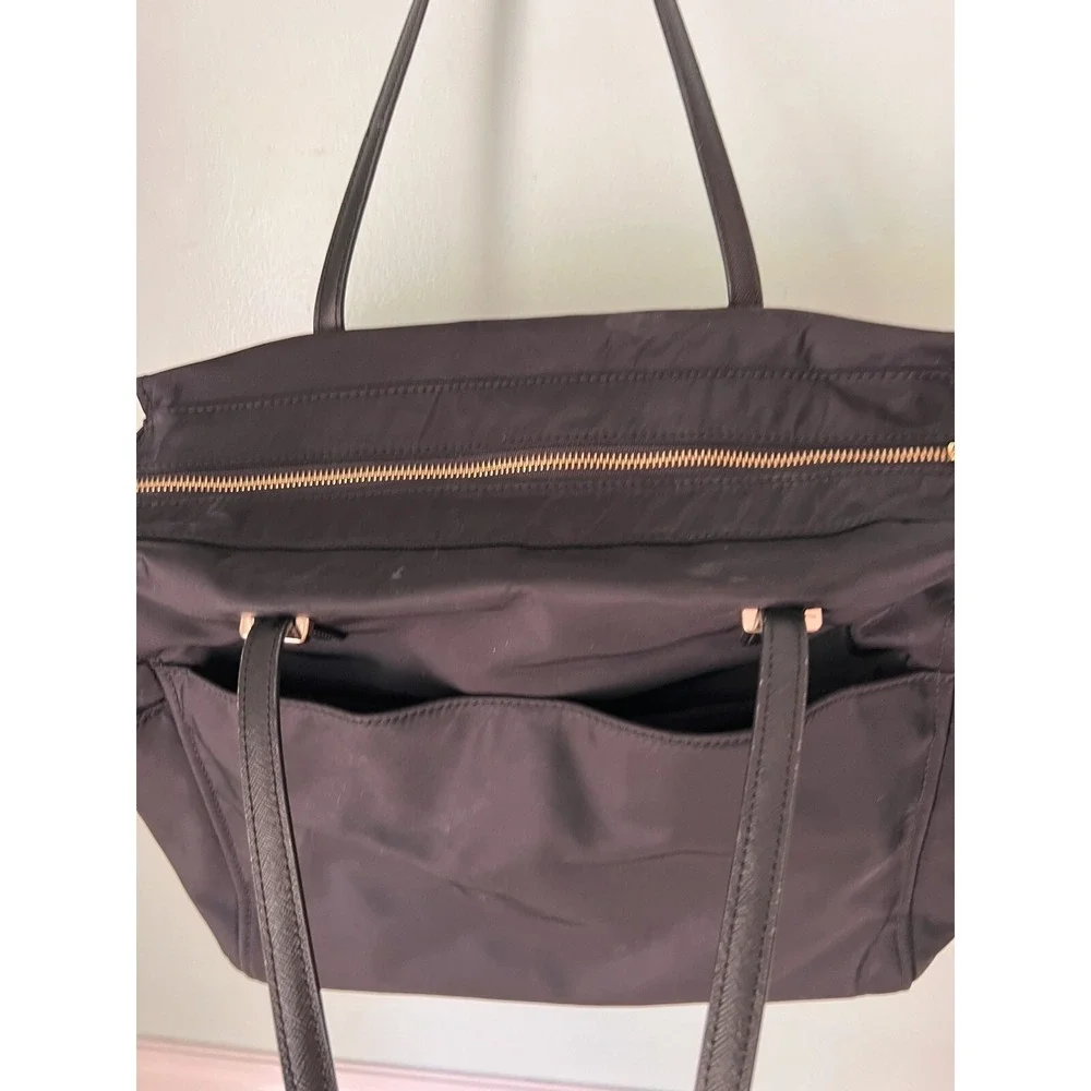 kate spade Black Nylon Baby Bag Tote